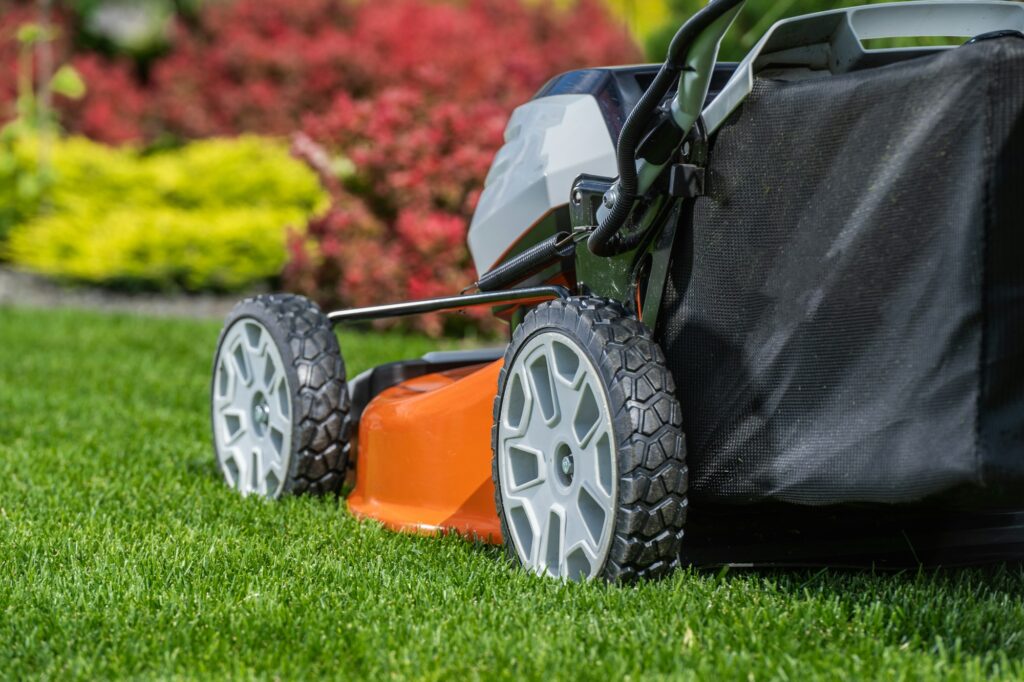 Modern Electric Powered Push Mower