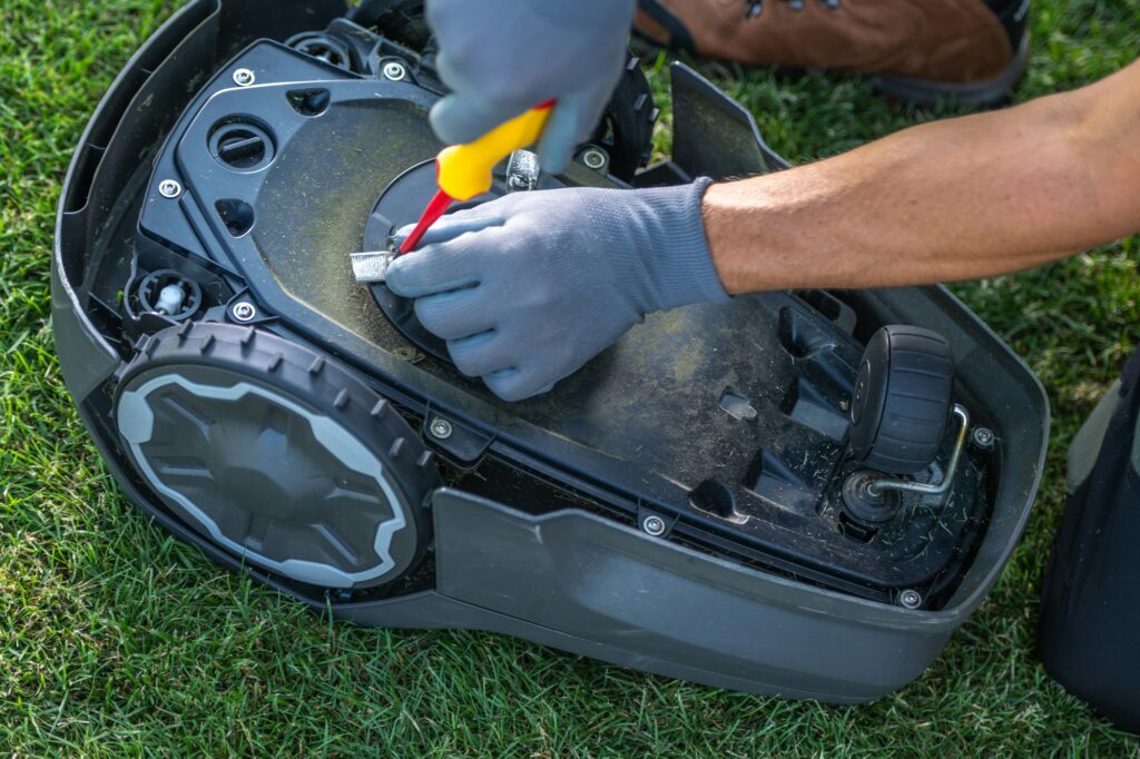 Maintaining a Robotic Lawn Mower